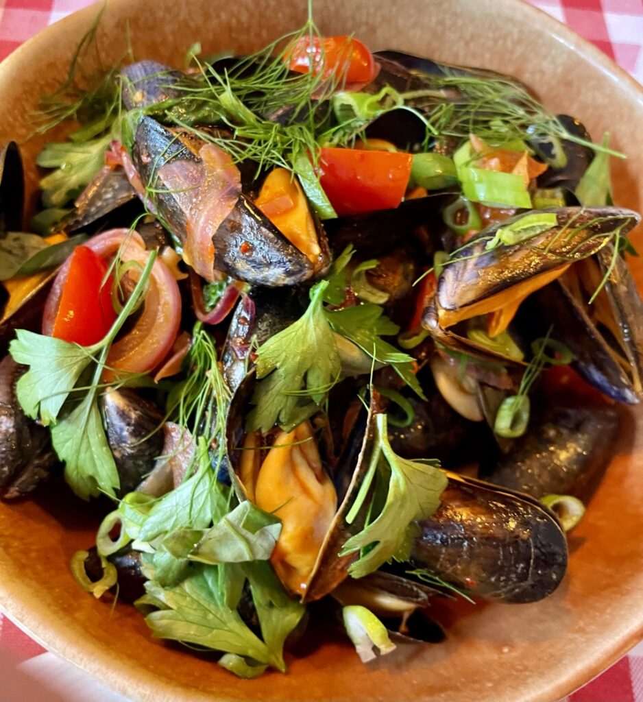 Mussels Italian-style: da morire (to die for).